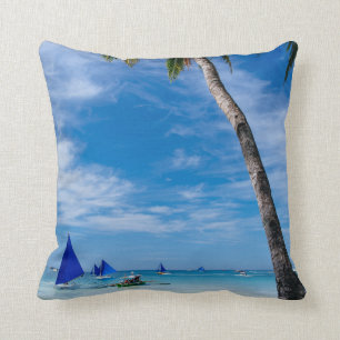 White Beach Boracay, Philippines Cushion