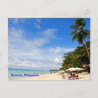 White Beach, Boracay Postcard
