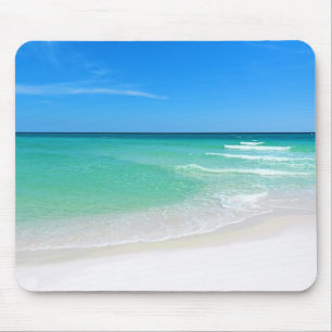 White Beach Mousepad