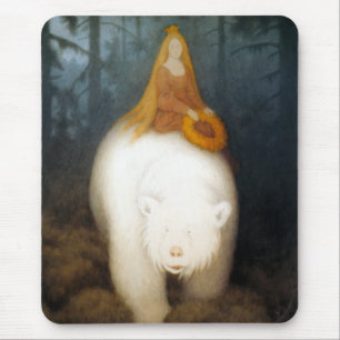 White Bear King Valemon Mouse Pad