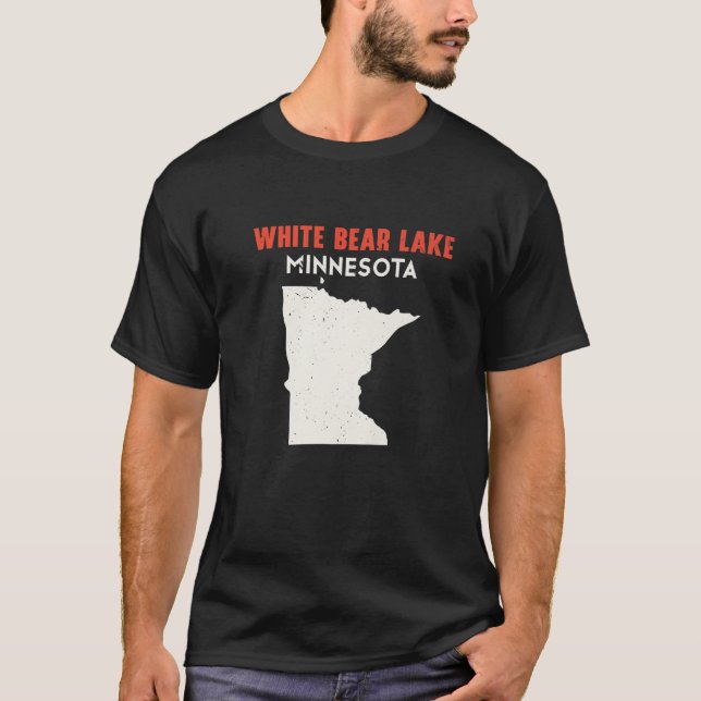 White Bear Lake Minnesota USA State America Travel T-Shirt (Front)