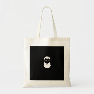White Beard Budget Tote Bag