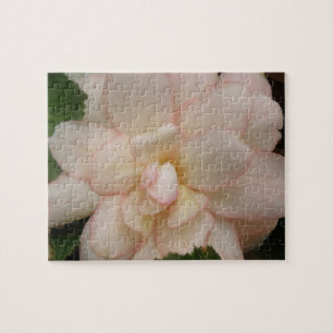White Begonia Flower Puzzle