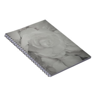 White Begonia Notebook