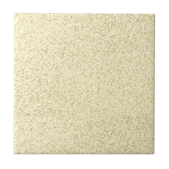 White Beige Granite Stone - Unique Ceramic Tile (Front)