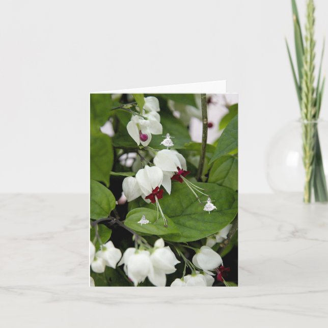 White Bells Shadow Fairies Card (Front)