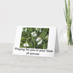 White Bells Sympathy Card