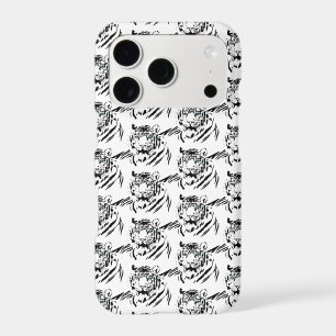 White Bengal Tiger Animal Lover Wild Feline Face