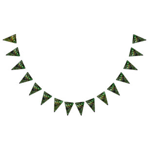 White berries bunting 