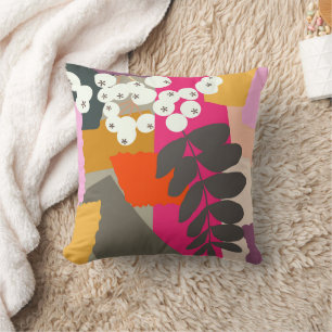 White Berries Colourful Colour Block Fun Summer Cushion