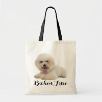 White Bichon Frise Puppy Dog Black Love
