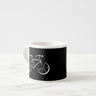 White Bicycle Espresso Cup