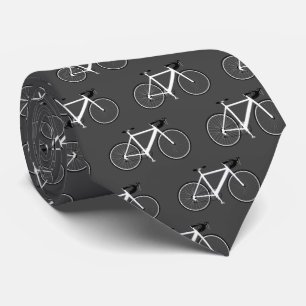 White Bicycle On Grey Tie
