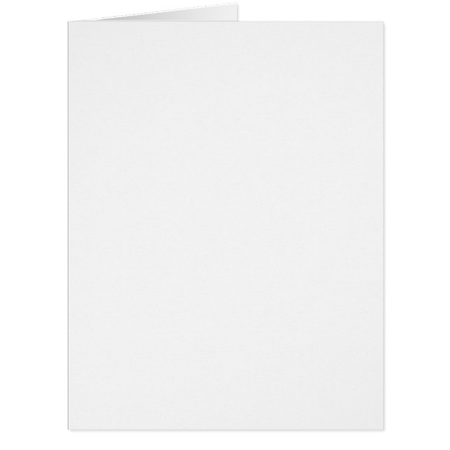 White BIG Greeting Card (Front)