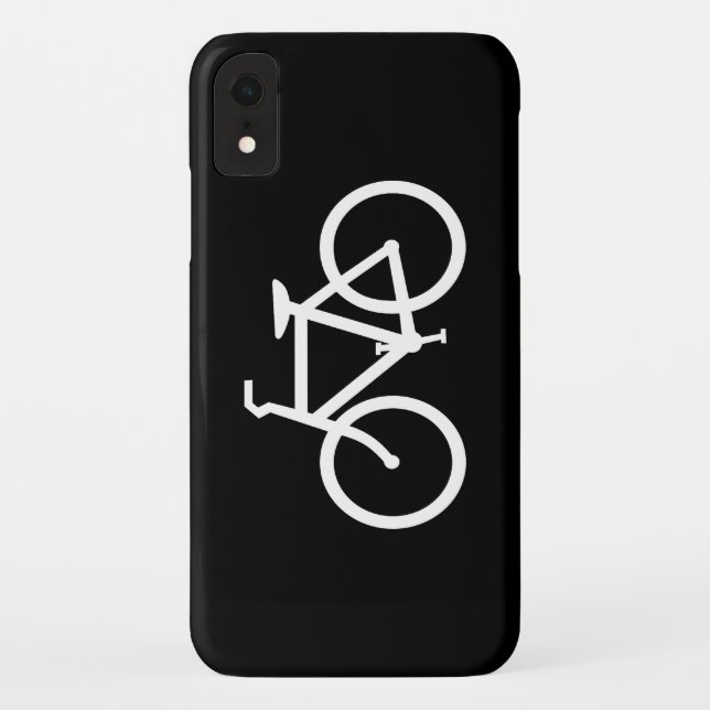 White Bike Route Case-Mate iPhone Case (Back)
