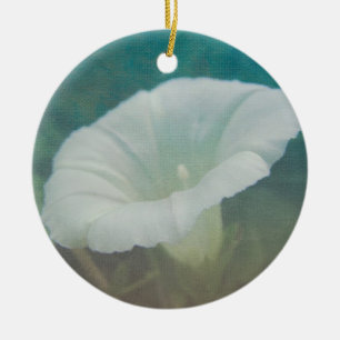 White Bindweed - The Wild Perennial Morning Glory Ceramic Tree Decoration