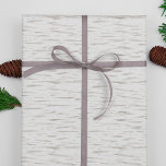 White Birch Bark Woodgrain Tree Texture Christmas Wrapping Paper<br><div class="desc">Our natural white birch bark woodgrain tree texture Christmas wrapping paper captures the true nature of the simple things. Natural textures of woodgrains with beige,  greys and light ceramic creams create a clean,  minimal,  and cosy design. All illustrations are hand-drawn original artwork by Moodthology Papery.</div>