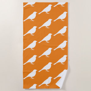 White Bird - Beach Towel