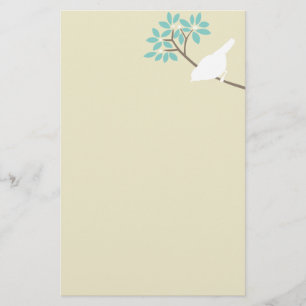 White Bird Custom Stationery