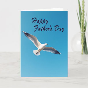 White Bird Fathers Day Card