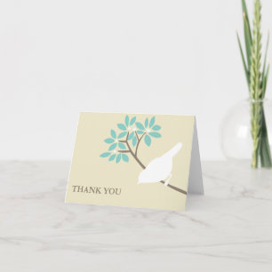 White Bird Thank You Cards