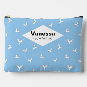 White birds. accessory pouch