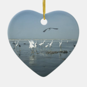 White birds featehres hakuna matata.JPG Ceramic Tree Decoration