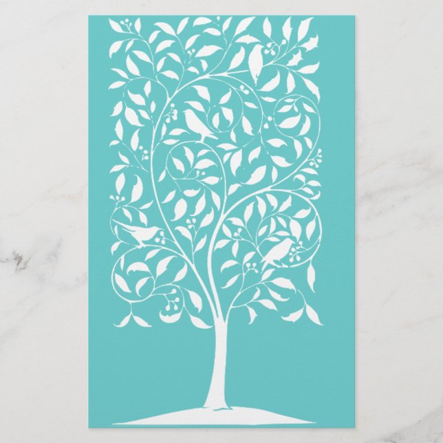 White Birds in Tree (Front)