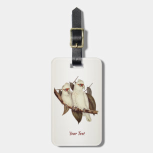 White Birds Luggage Tag