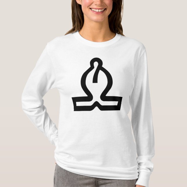 White Bishop T-Shirt (Front)