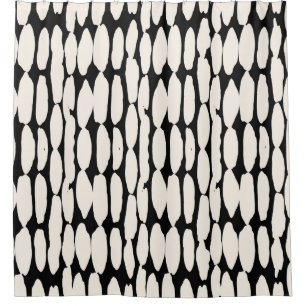 White black dot pattern. shibori circle seamless. shower curtain