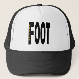 White/Black FOOT AFRICA Trucker Cap