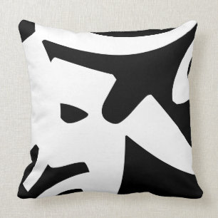 White & Black modern abstract designer Cushion