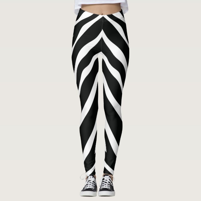 white black pitna leggings (Front)
