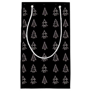 White & Black Tree Gift Bag
