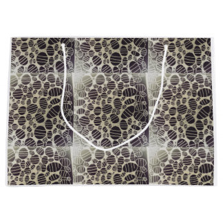 white black yaei patterns will change your life large gift bag