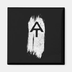 White Blaze Appalachian Trail At Hiking Graphic Magnet