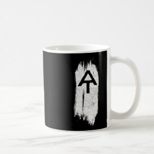 White Blaze Appalachian Trail At Minimalist Hiking Coffee Mug