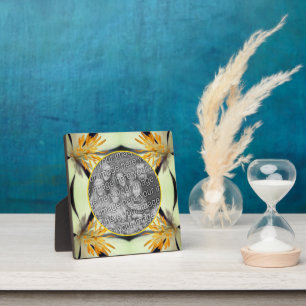 White Bloodroot Flower Create Your Own Photo Plaque