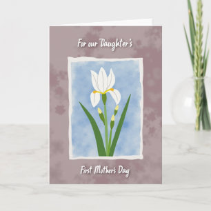White Bloom Mothers Day Card