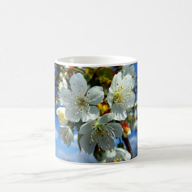 White blossom coffee mug (Center)