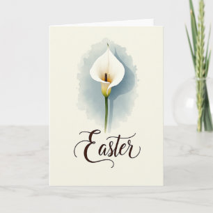 White Blossom Easter Card