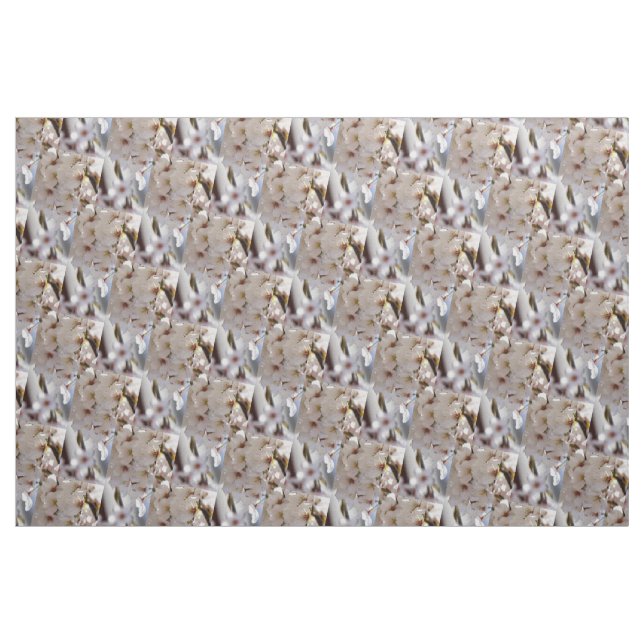 White blossom fabric (Fat Quarter)