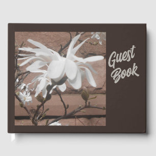 White Blossom Guest Book