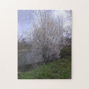 white blossomed tree second jigsaw puzzle