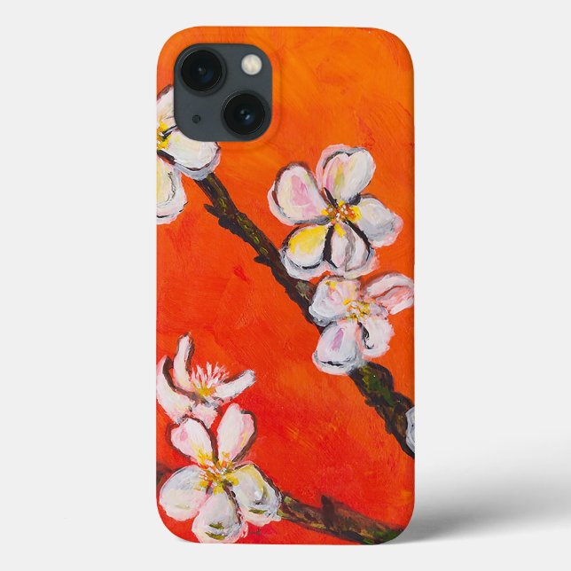 White blossoming branch in spring  Case-Mate iPhone case (Back)