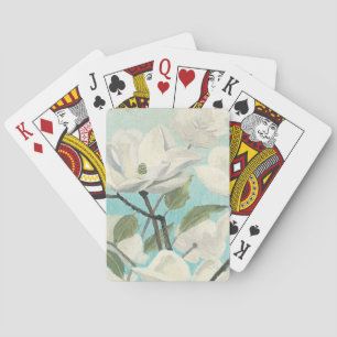 White Blossoms from the South Playing Cards