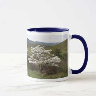 White Blossoms on Skyline Drive Mug