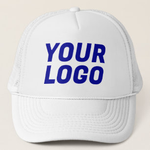 White & Blue CUSTOM Trucker Hat