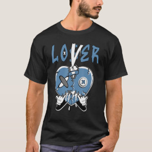 White Blue Loser Drip Heart Matching For Men Wom T-Shirt
